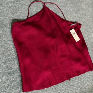 By Anthropologie Strappy Halter Blouse (NWT, Size XS)